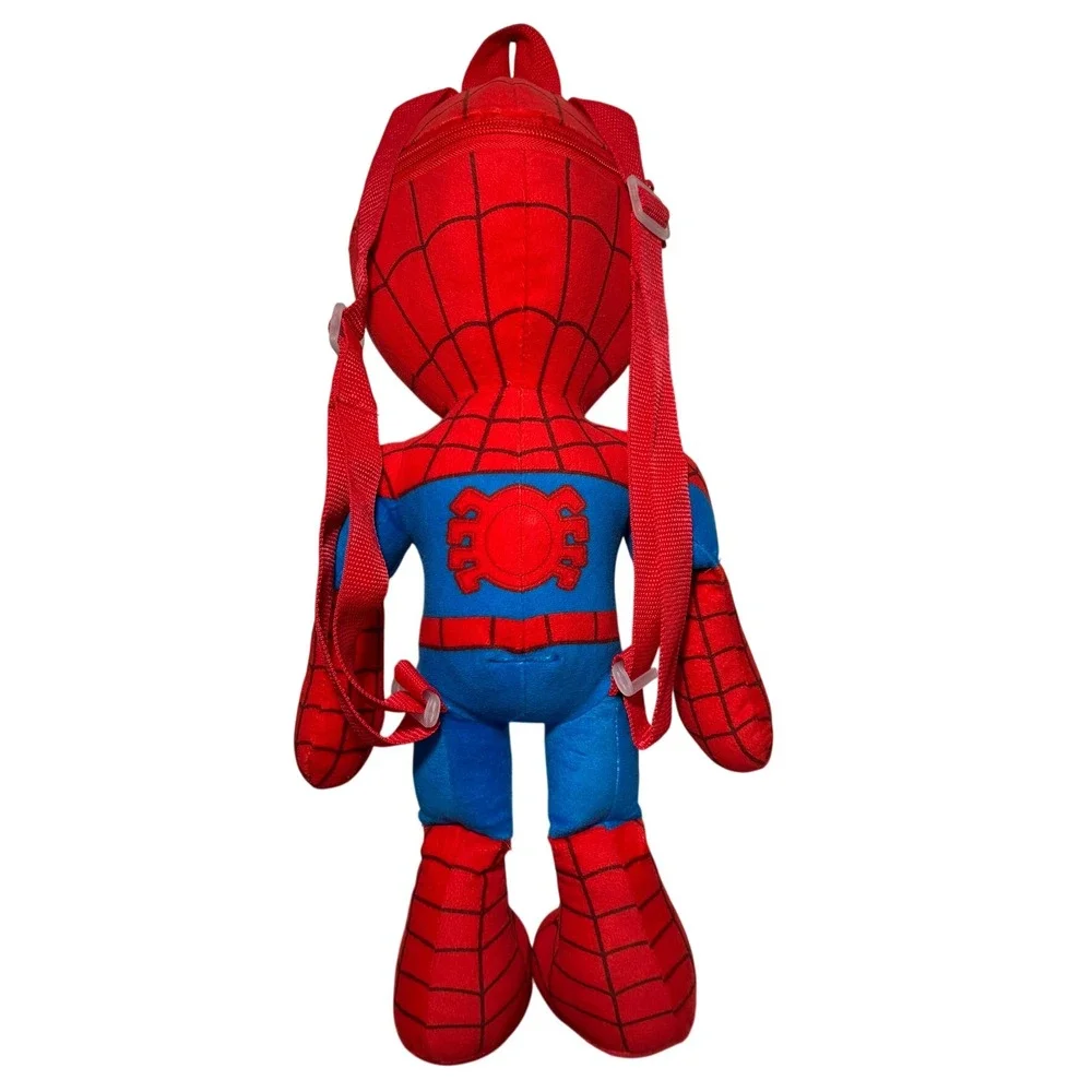 Marvel Spidey‎ and His Amazing Friends Spiderman Plush Backpack Red Blue 18 Inch